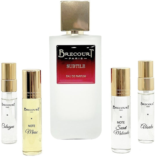 Subtile Eau de Parfum Geschenkset (100ml + 4 × 6ml) - Brecourt