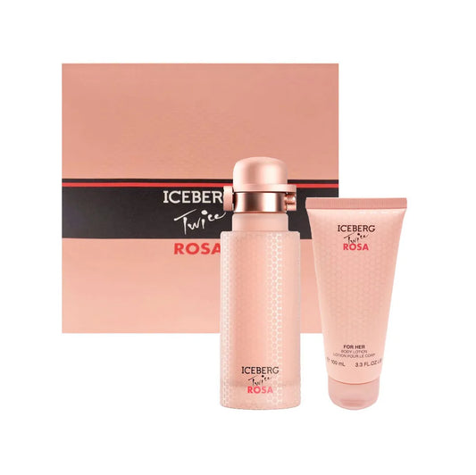 Twice Rosa EDT 125ml Locion Perfumada Corporal 100ml - Iceberg