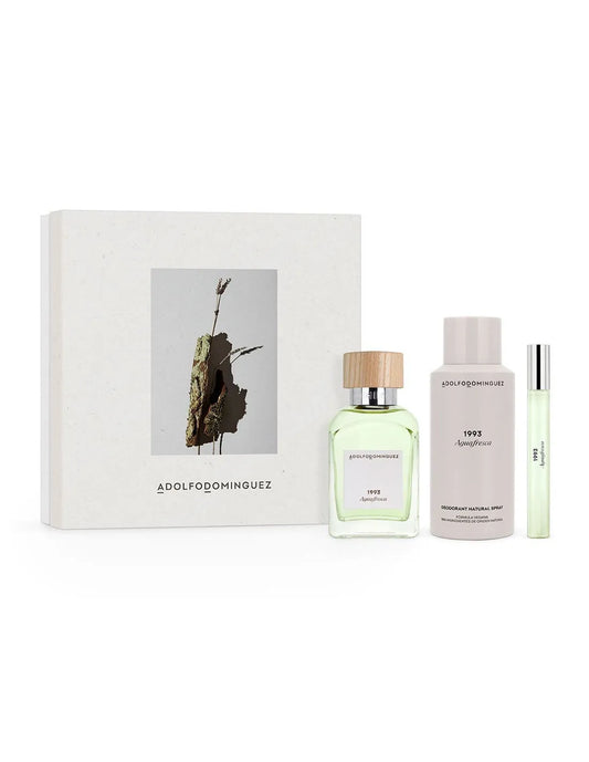Agua Fresca de Hombre EDT 120ml 10ml Desodorante 150ml Vaporizador - Adolfo Dominguez