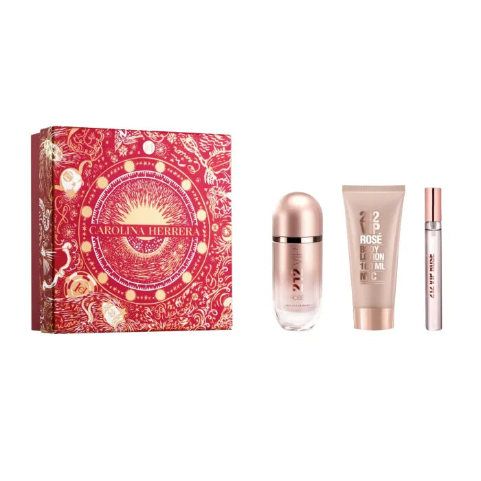 212 Vip Rose Eau de Parfum 80ml Gift Set
