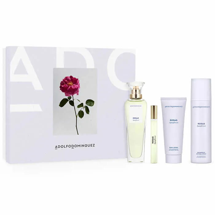 Agua Fresca de Rosas EDT 120ml Gift Set - Adolfo Dominguez