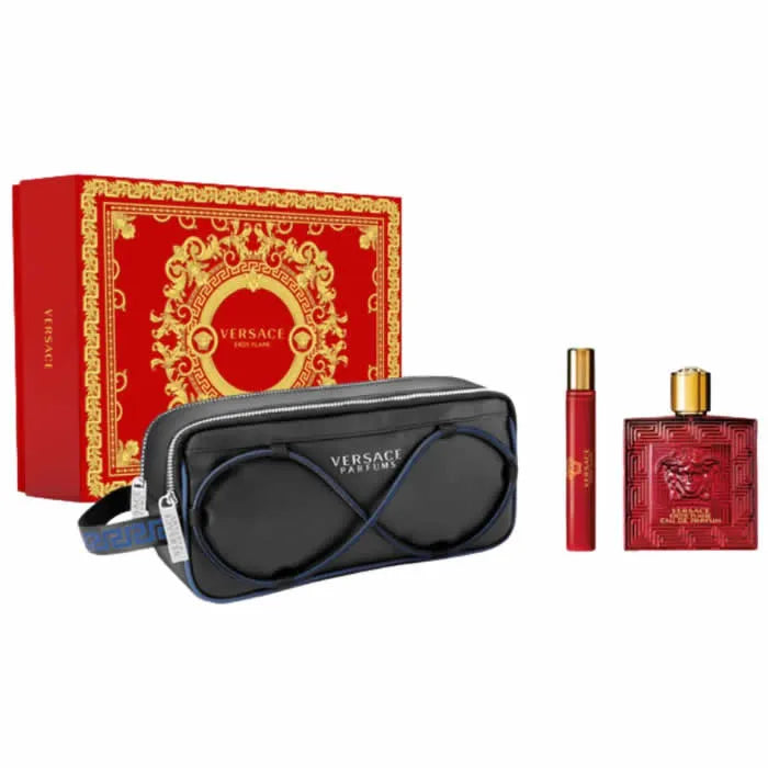 Eros Flame EDP 100ml Gift Set - Versace