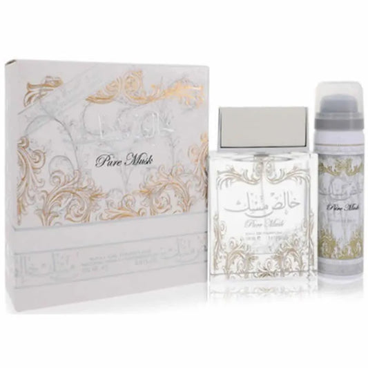 Pure Musk EDP 100ml Deo Roll-On 50ml - Lattafa