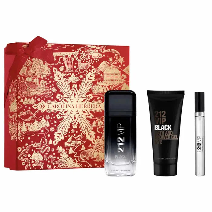 212 VIP Black Men Eau de Parfum Gift Set - Carolina Herrera