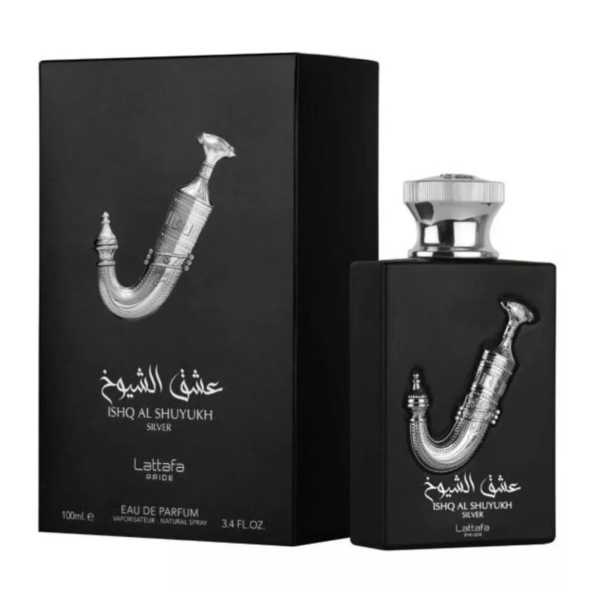 Ishq Al Shuyukh Silver EDP 100ml - Lattafa
