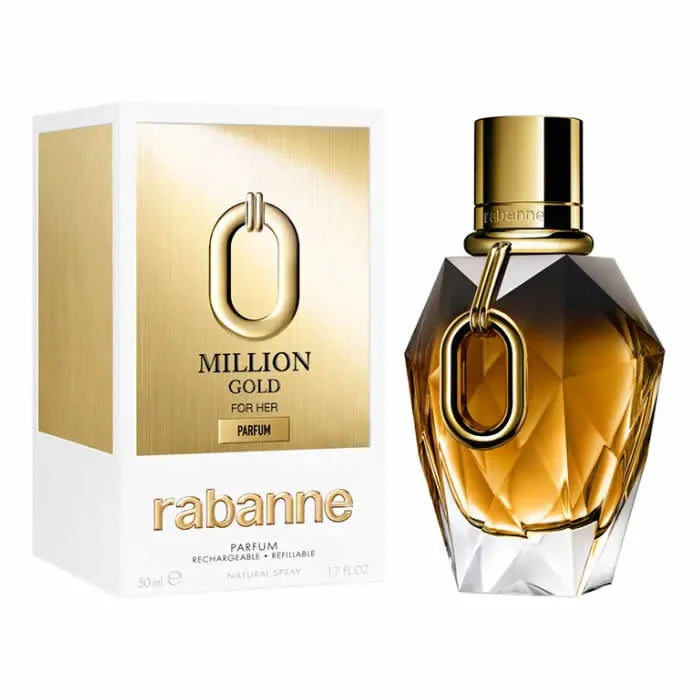 Million Gold Refillable Parfum 50ml - Rabanne