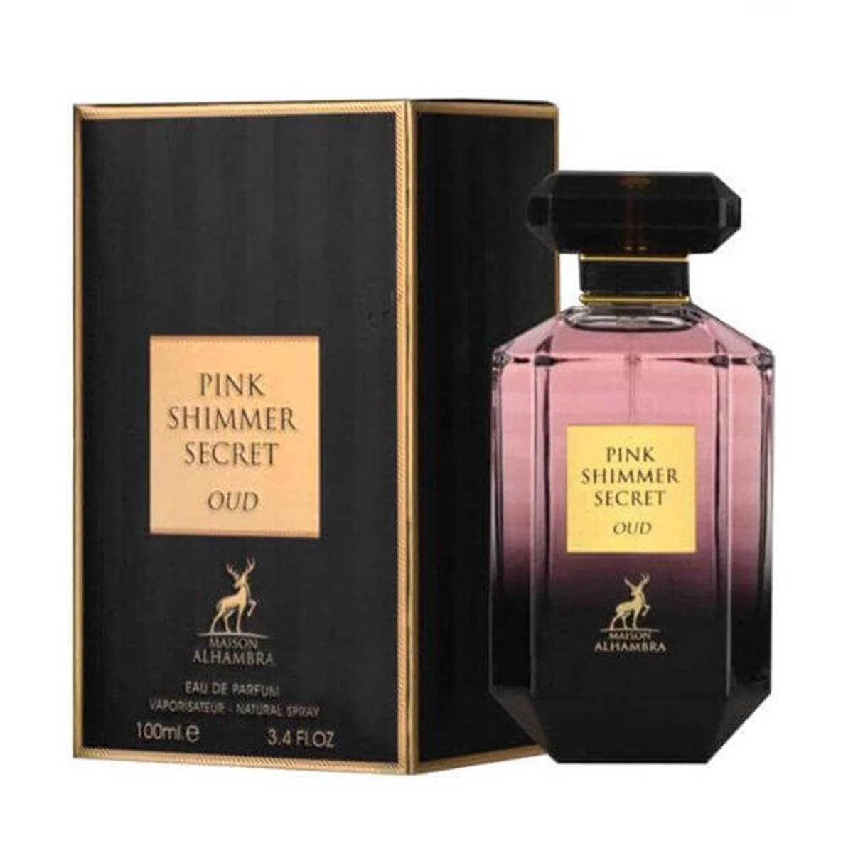 Pink Shimmer Secret Oud EDP 100ml - Maison Alhambra