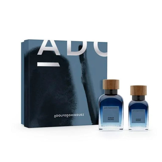 A D Agua Fresca Ambar Negro EDP 120ml Gift Set - Adolfo Dominguez