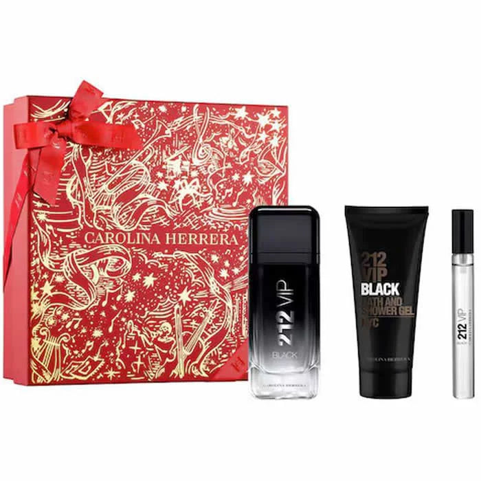 212 Vip Black EDP 100ml Gift Set - Carolina Herrera