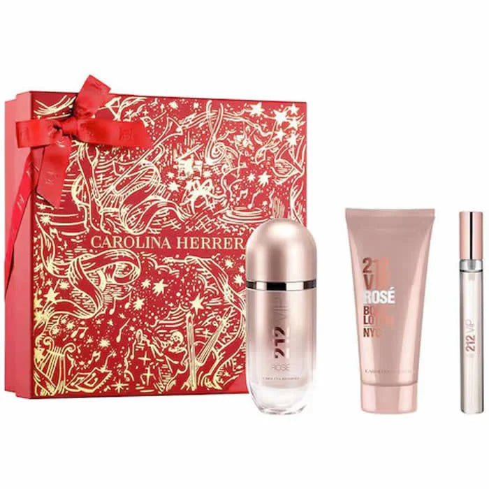212 Vip Rose EDP 80ml Gift Set - Carolina Herrera