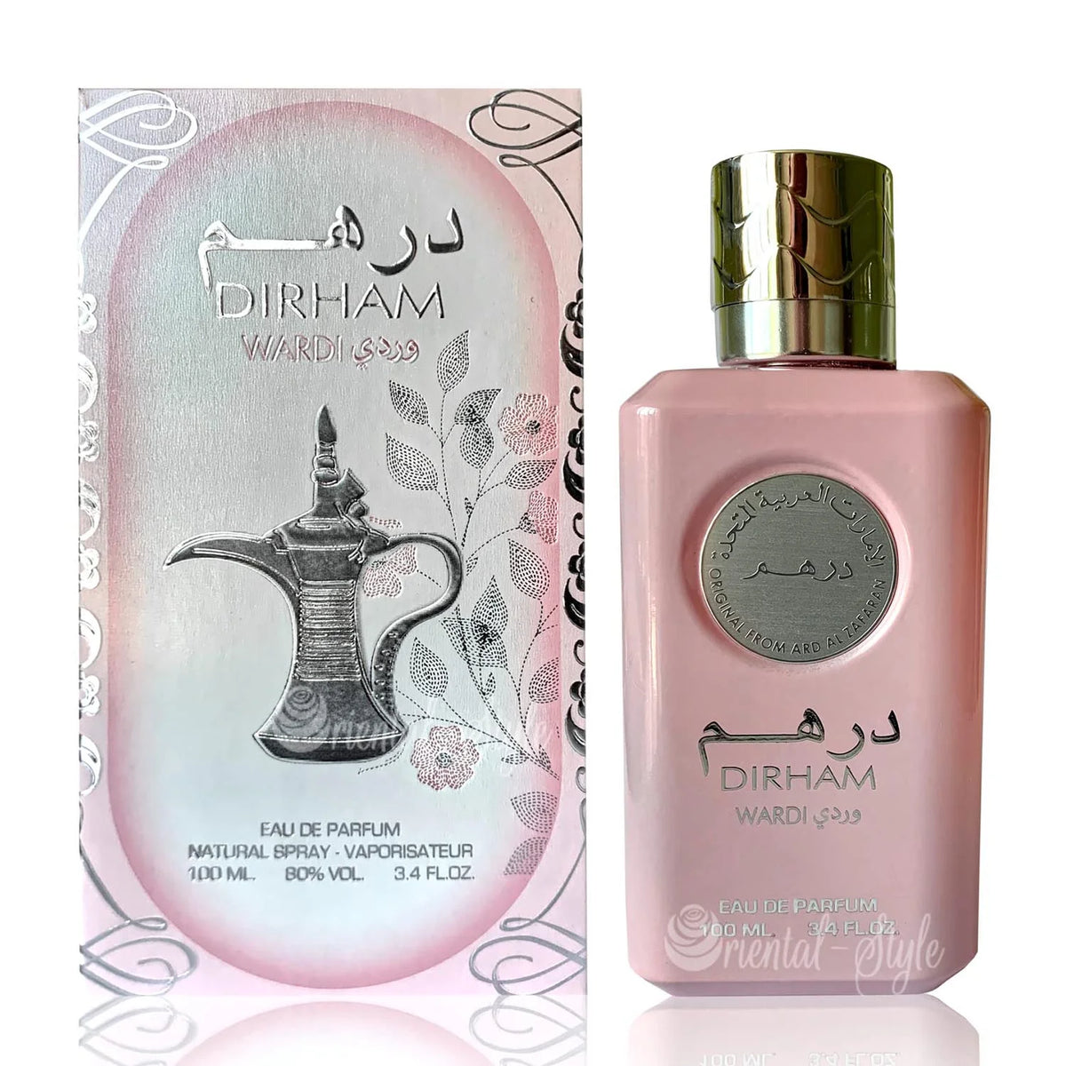 Al Zaafaran Dirham Wardi Eau de Parfum 100ml - Ard Al Zaafaran
